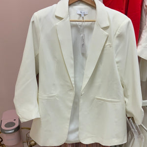 Jeanette ruched blazer