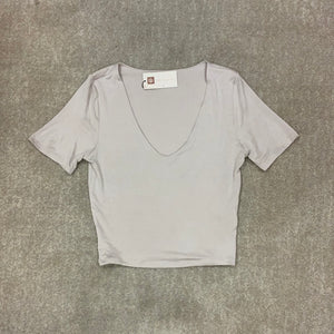 Jessie V neck crop top