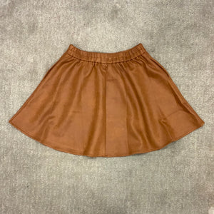 Emma leather skirt