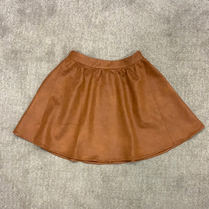 Emma leather skirt