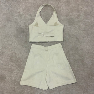 Carie Vest & Bermuda set