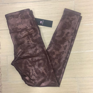 Spotted foil high waist leggings