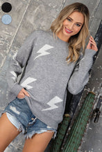 Load image into Gallery viewer, Multi Thunder knit Sweater
