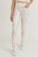 Load image into Gallery viewer, Gold foil high waist leggings
