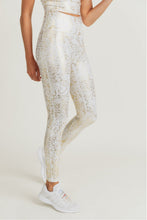 Load image into Gallery viewer, Gold foil high waist leggings
